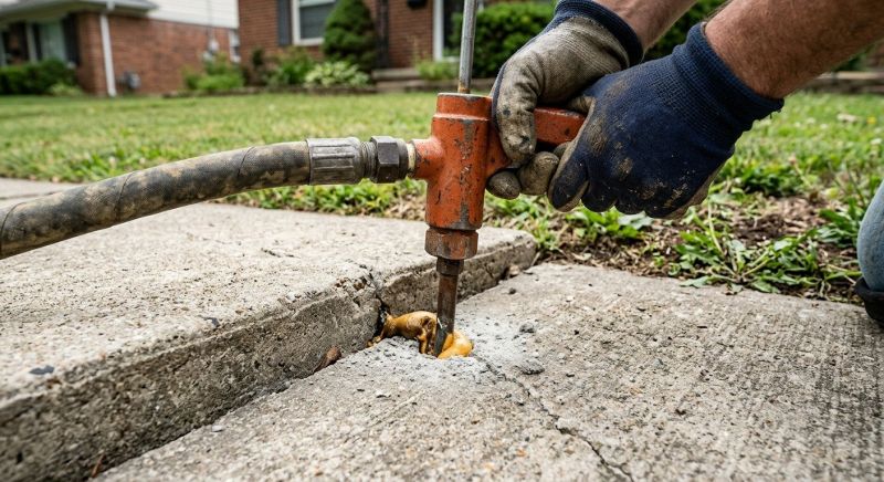 Slab Leveling in Des Moines, IA